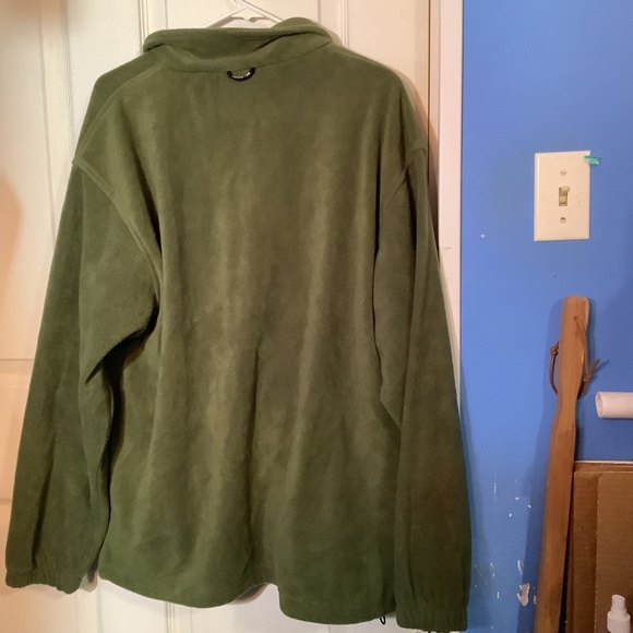 Men’s Remington Clothing Olive Green Fleece 1/4 Zip Sweater Size L - Picture 15 of 16